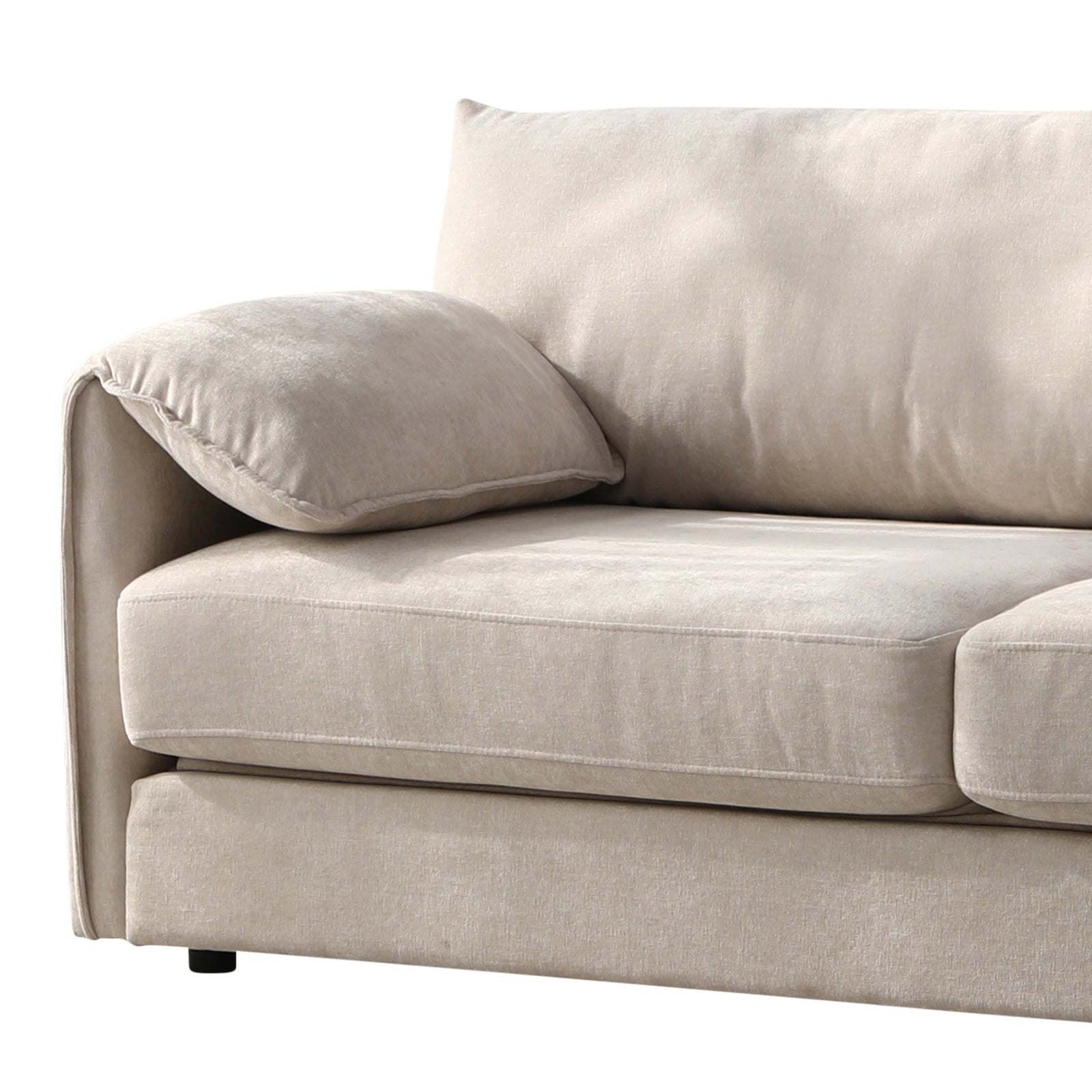 Sofas & Sofa Beds: 3 Seater Multifunctional Sofa Bed Fabric Upholstery New Foam Pocket Spring