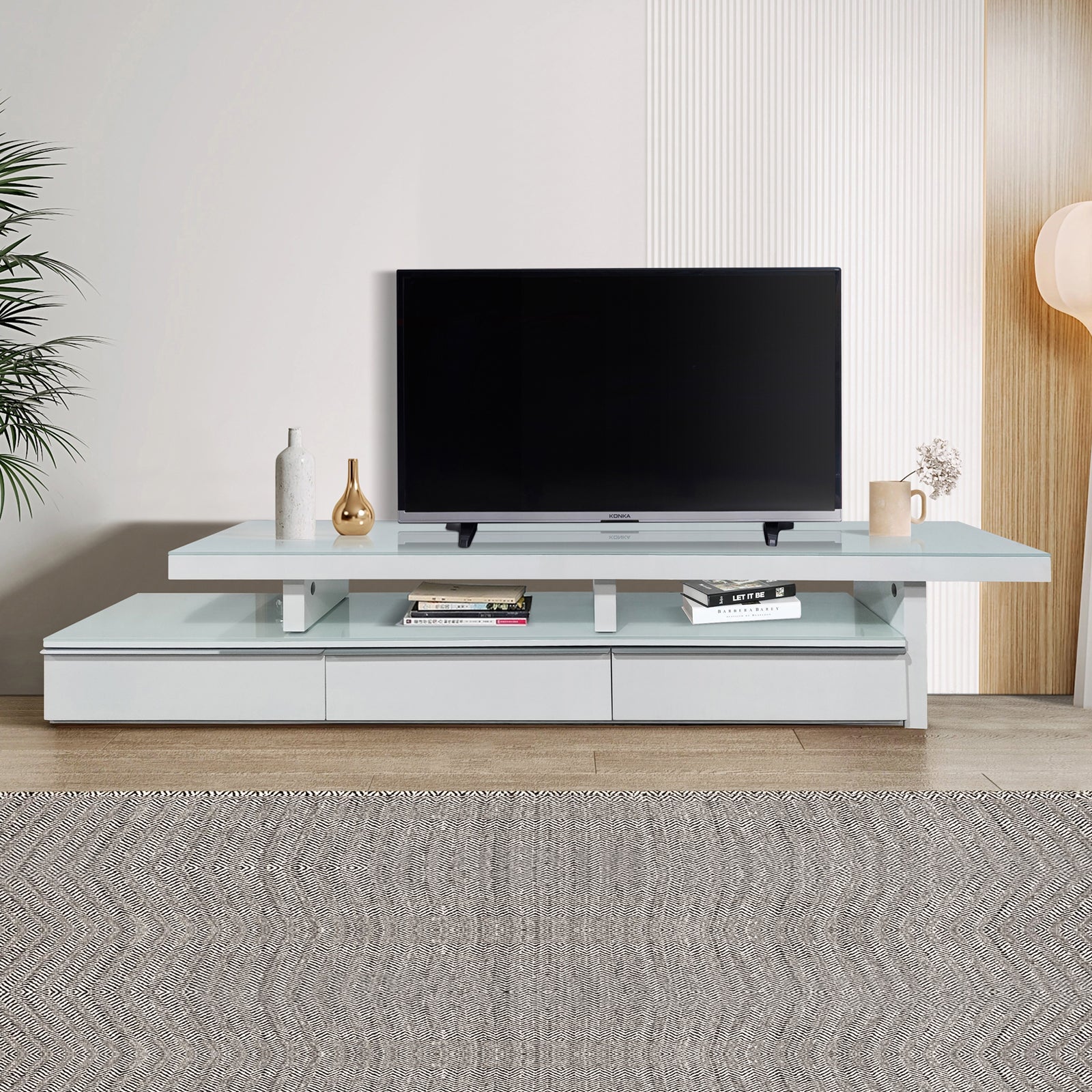 TV Units: Marlin Tv Unit White