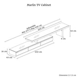 TV Units: Marlin Tv Unit White