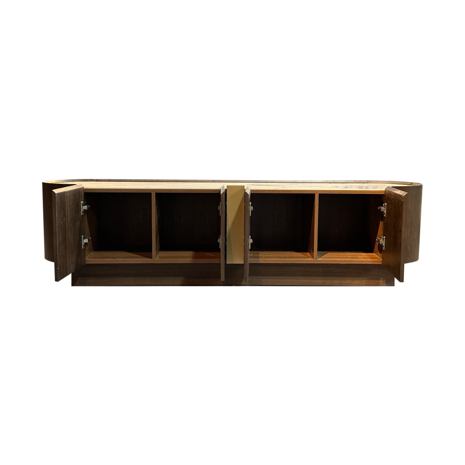 TV Units: TV Cabinet MDF Board Melamine Interior Storage Entertainment Unit