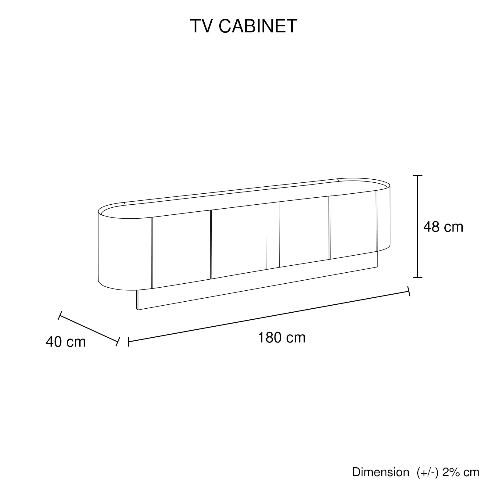 TV Units: TV Cabinet MDF Board Melamine Interior Storage Entertainment Unit