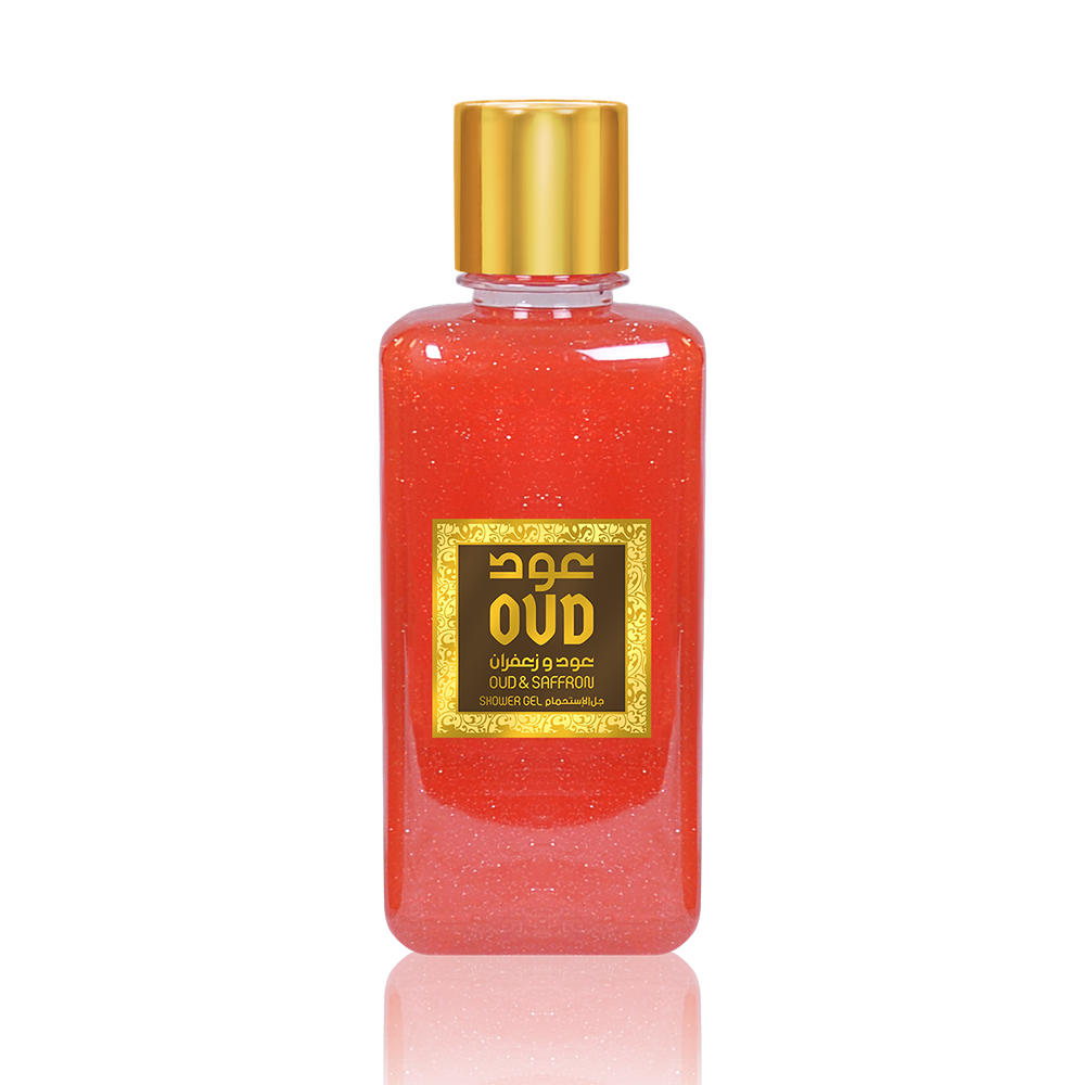 Wine & Champagne Hampers: Saffron & Oud Shower Gel
