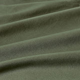 100% Vintage Washed Cotton Fitted Sheet Combo Set – 100% Natural Cotton, Ultra Soft & Breathable – Includes Fitted Sheet & Pillowcases – Machine Washable (Khaki Green, Single)