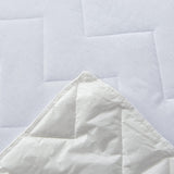 100% Ultra-Soft Cotton Quilted Anti-Microbial Mattress Cover Protector - Single Size