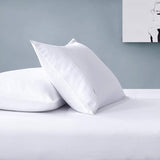 Bamboo Cotton Blend All Season Bedding Set - White - Double Size