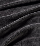 2-in-1 Teddy Sherpa Quilt Cover Set (Queen Size - Charcoal)