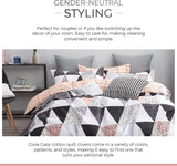 100% Cotton Reversible Quilt Cover Set - Annie - King Size