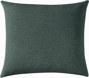 100% Jersey Cotton Soft Breathable Fabrication Stretch European Pillowcase - Forest Green