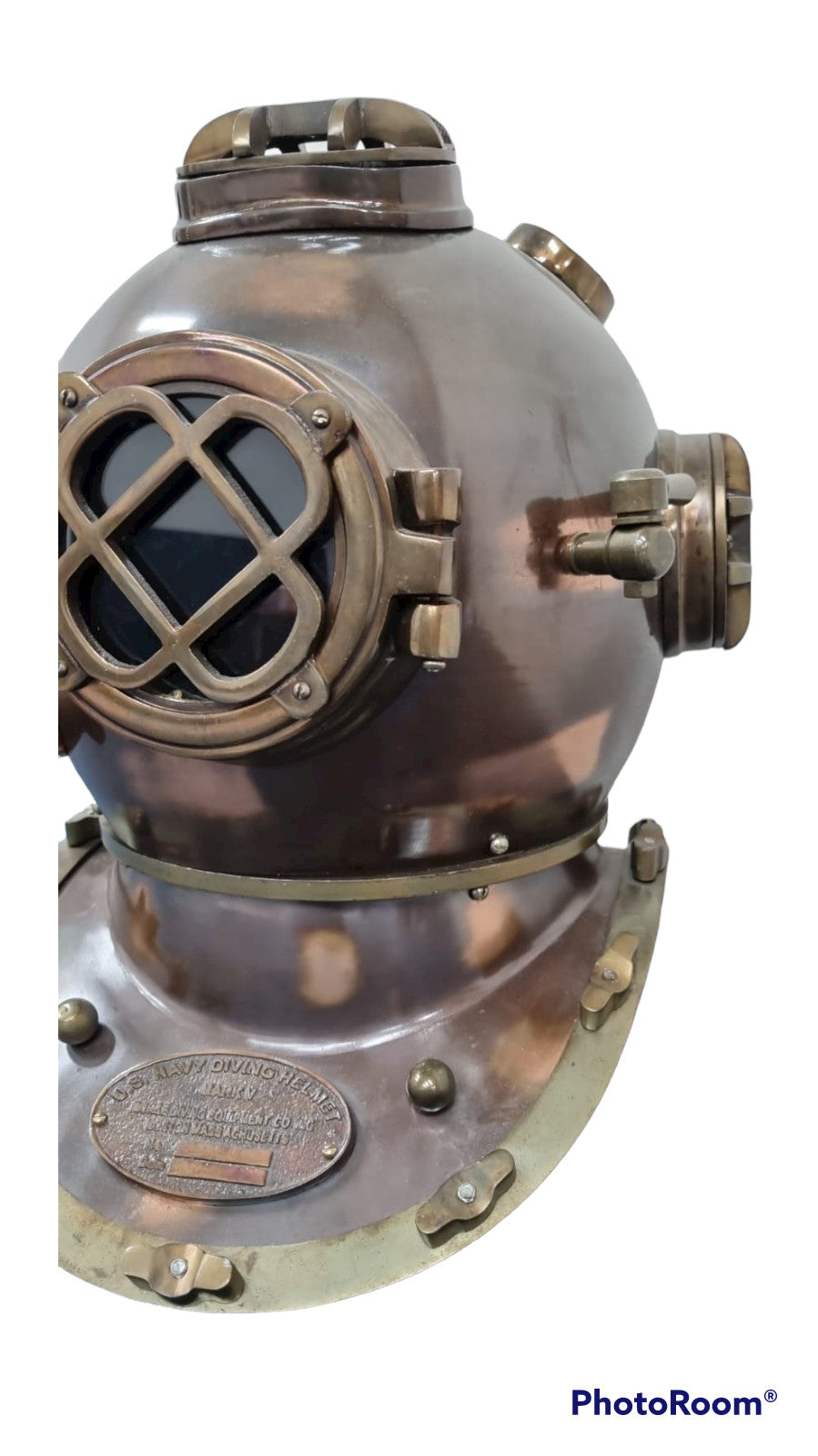US Navy Mark V Diving Helmet â€“ Dark Antique Finish