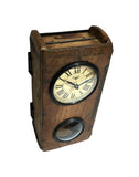 Clocks: Wall Clock - Brick Mould With Pendulum