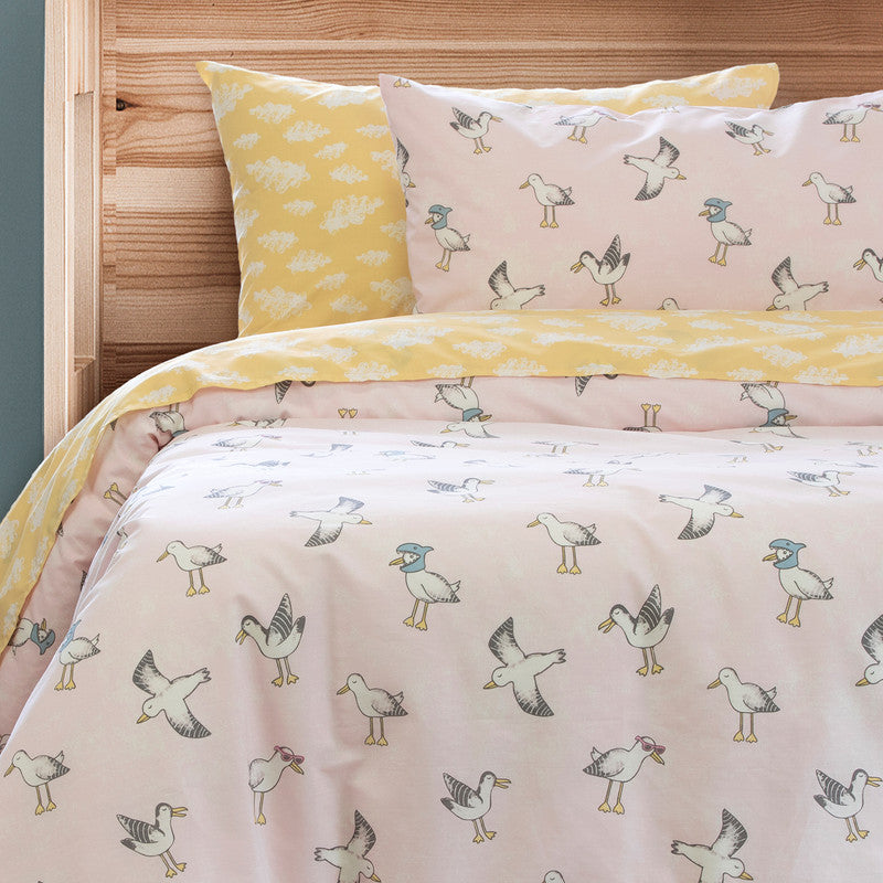 Duvet Covers: Seagulls QUILT COVER SET - SINGLE