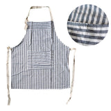 Aprons: My Hub Polyester Cotton Striped Apron