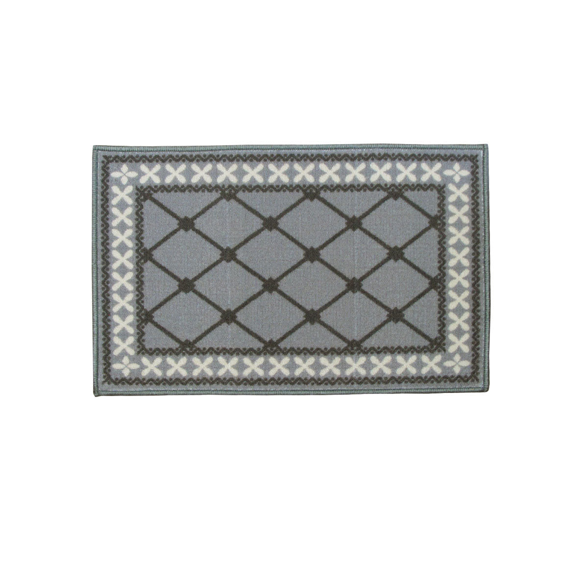 Bath Mats & Rugs: Mason Rubber Backed Bath Mat 40 x 60cm - Grey