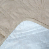 Sofa Accessories: Faux Suede 1 Seater Sofa Protector Camel