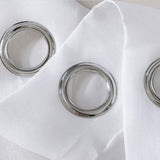 Curtains & Drapes: Pair of White Eyelet Sheer Curtains 140 x 225cm