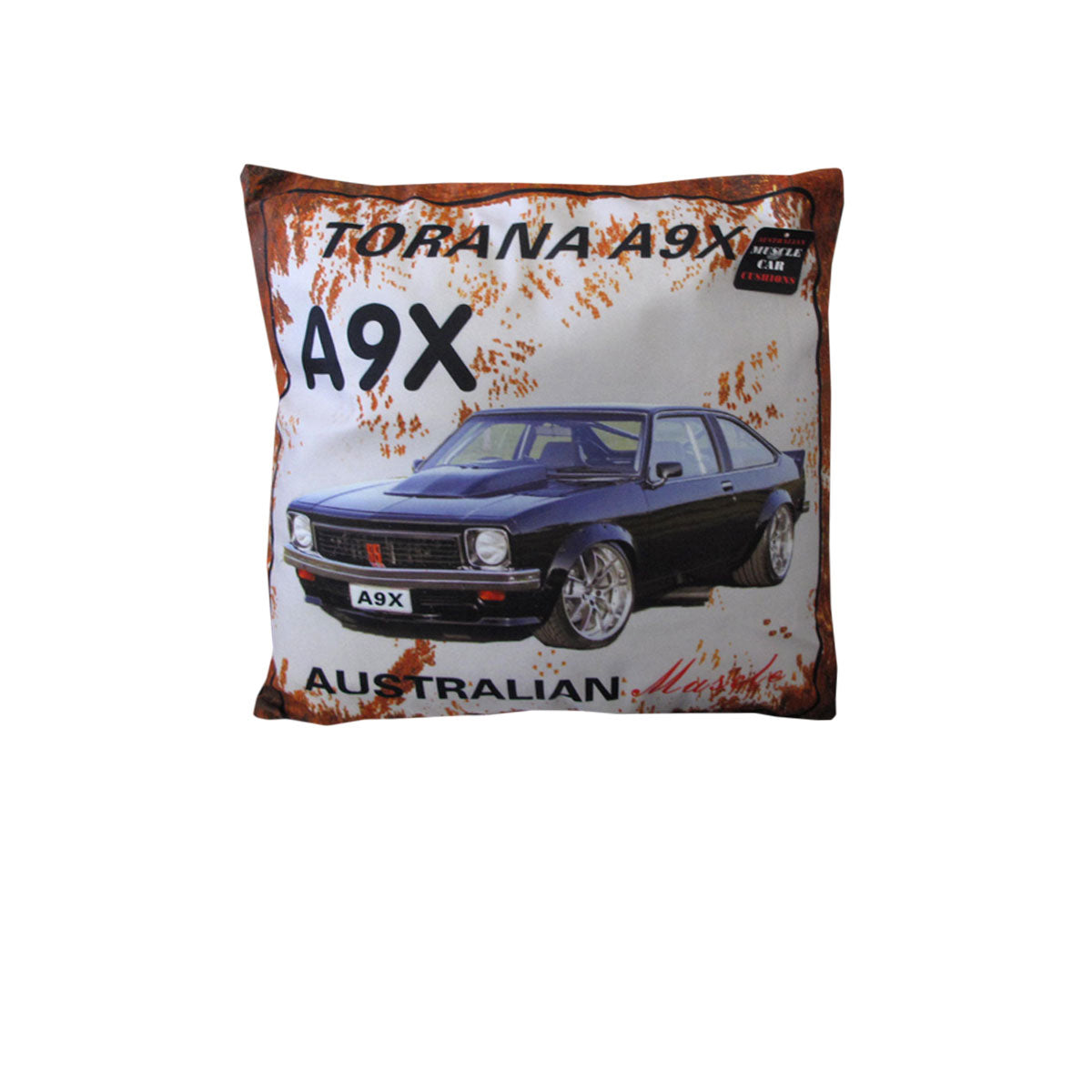 Cushions & Throws: Australian Muscle Car Cushion A9X Torana Blue
