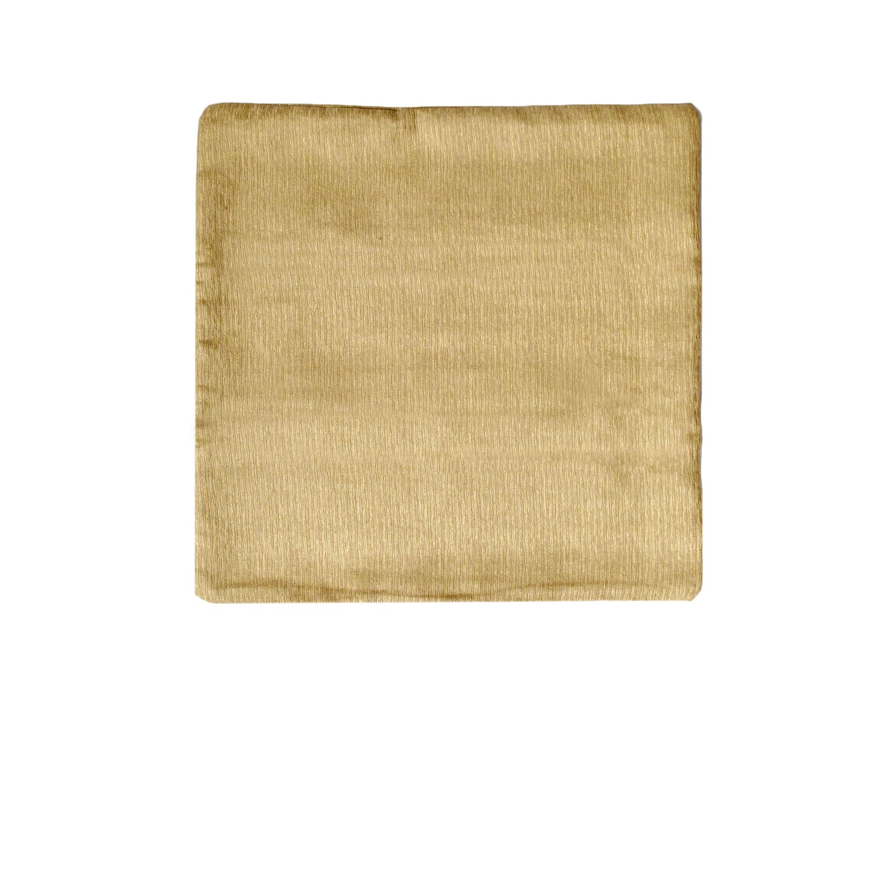 Cushions & Throws: Polyester Cotton Texture Cushion Cover Pale Gold
