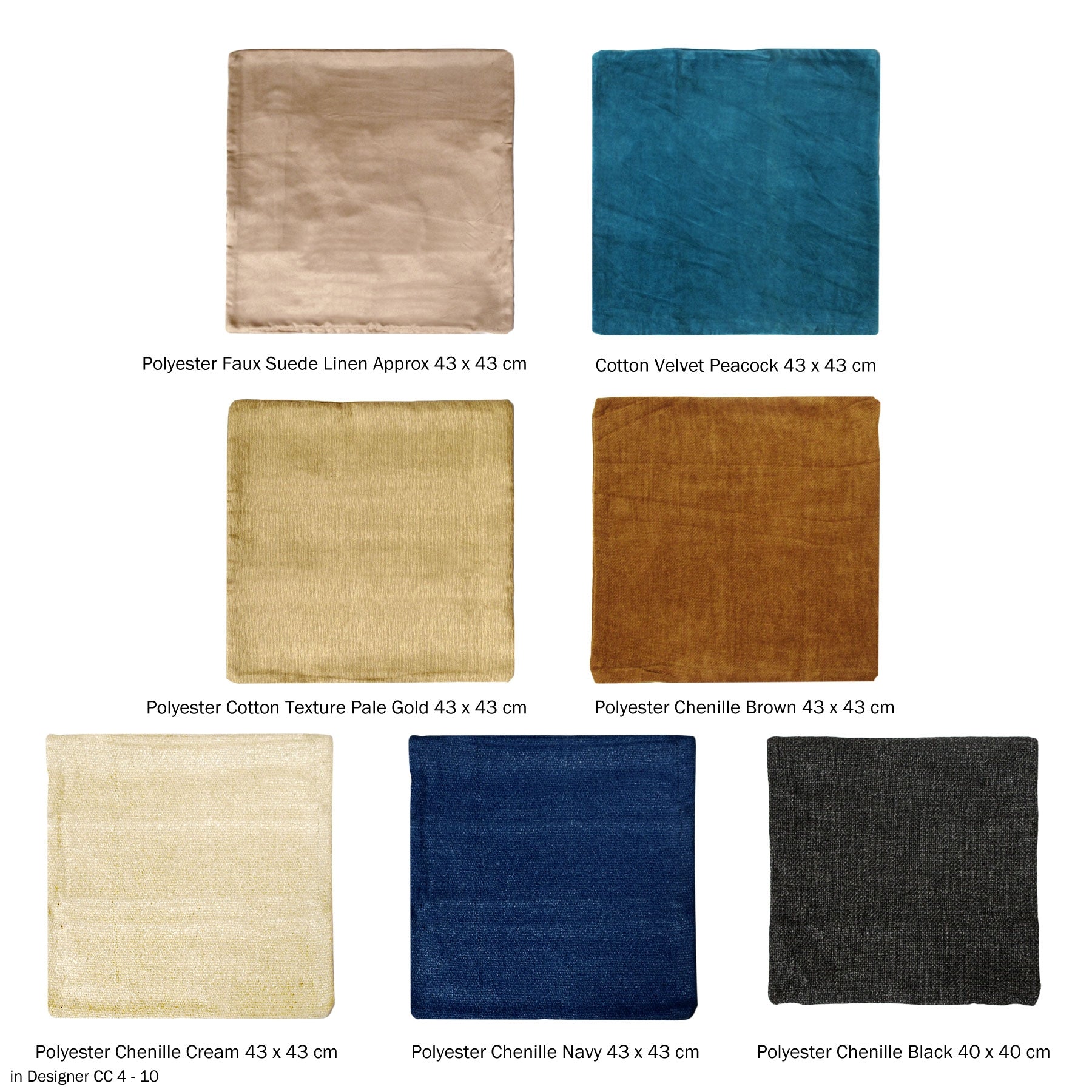 Cushions & Throws: Polyester Cotton Texture Cushion Cover Pale Gold
