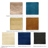 Cushions & Throws: Polyester Cotton Texture Cushion Cover Pale Gold