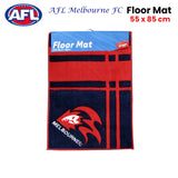 AFL Melbourne Football Club Rubber Backed Floor Mat 55 x 85 cm