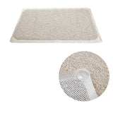 Bath Mats & Rugs: Loofah Shower Mat Cream