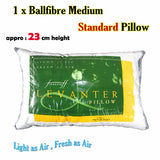 Pillows: Ball Fibre Firm Standard Pillow