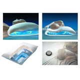 Pillows: Mediflow Adjustable Waterbase Water Neck Pain Reduction Standard Pillow 51 x 71 cm
