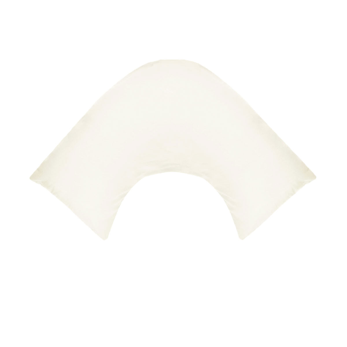 Pillowcases: 280TC Polyester Cotton V Shape Pillowcase Ivory