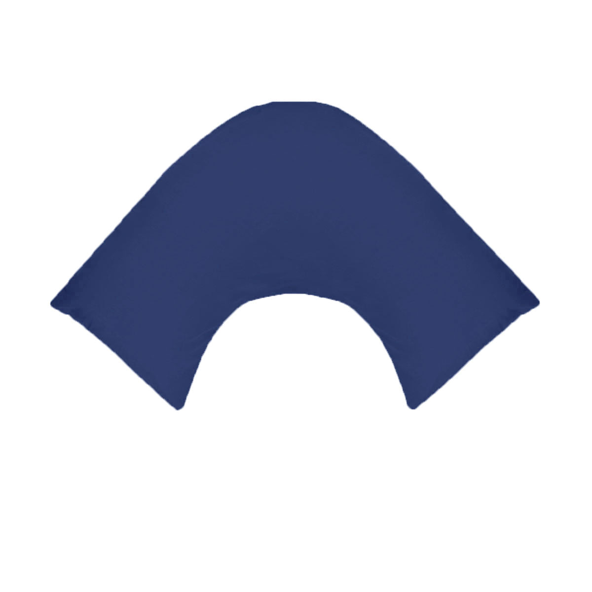 Pillowcases: 280TC Polyester Cotton V Shape Pillowcase Navy