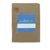 Pillowcases: Pair of Cotton Standard Pillowcases 375TC Latte