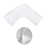 Pillows: Stain Resistant Extra Large V Boomerang Pillow Protector