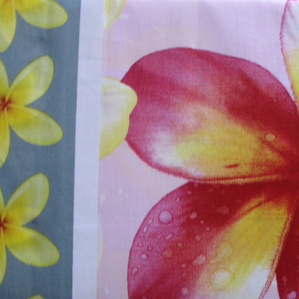Duvet Covers: Floating Frangipani Quilt Cover Set Soft Pink Single