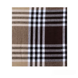 Table Linen & Kitchen Towels: Check Table Cloth Tartan Brown 180 x 180 cm