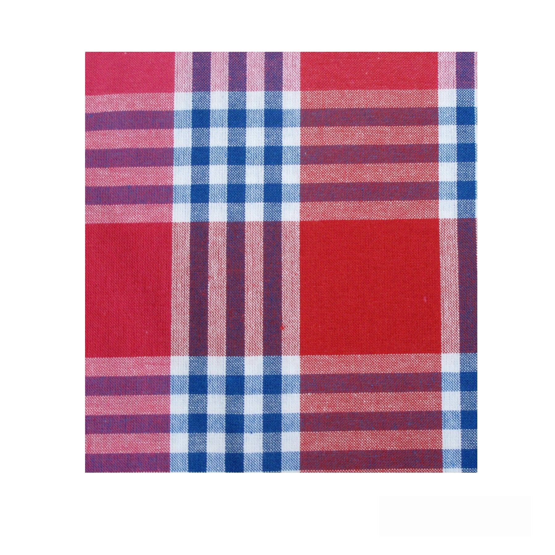 Table Linen & Kitchen Towels: Check Table Cloth Tartan Red 180 x 180 cm