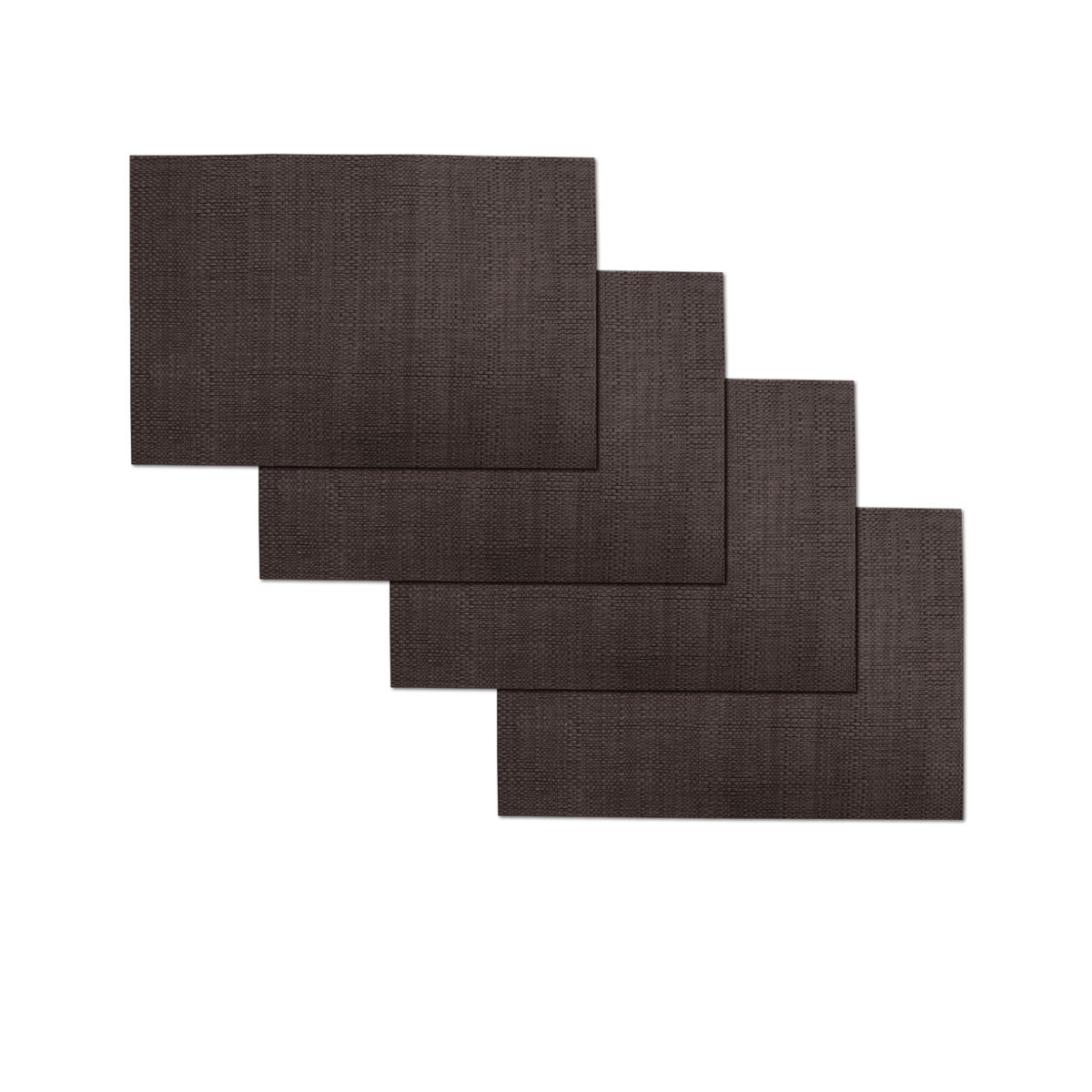 Table Linen & Kitchen Towels: Choice Set of 4 PVC Table Placemats Harold Chocolate