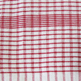 Table Linen & Kitchen Towels: Set of 3 Jumbo Cotton Checkered Tea Towels 60 x 90 cm Green
