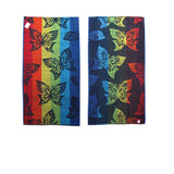 Beach Towels: Set of 4 Imperfect Jacquard Terry Beach Towels Butterfly
