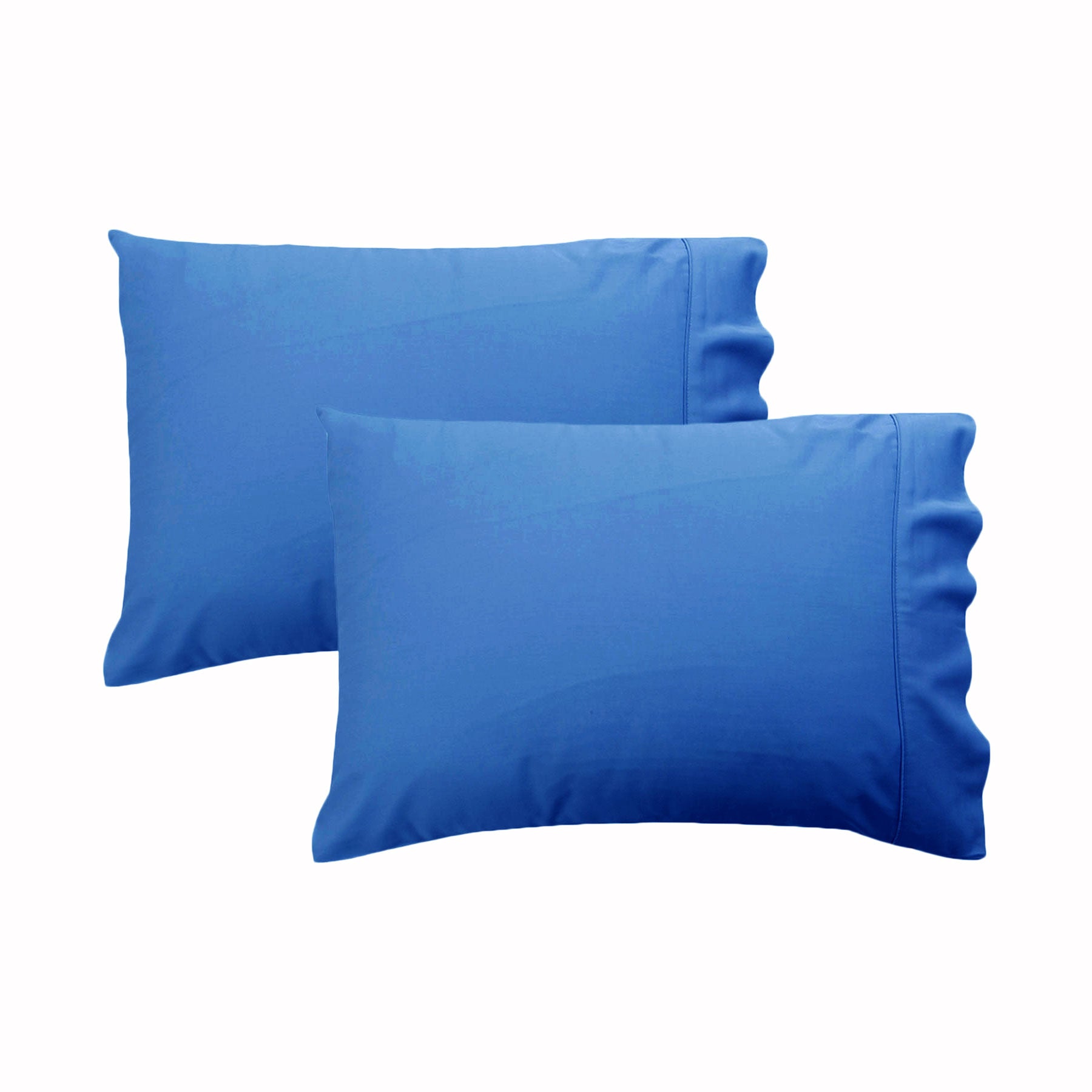 Pillowcases: 280TC Luxury Percale Standard Pillowcases Steel
