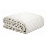 Blankets & Throws: Cotton Waffle Blanket White Single