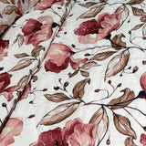 Quilts & Duvets: Hotel Living 3 Pce Light Weight Comforter Set Queen/King Corbett Floral Autumn
