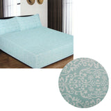 Bed Sheets: ICF Store Cotton Flannel Combo Fitted Sheet Set Queen Florencia