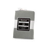 Bed Sheets: Revive Silver 100% Cotton Jersey Super Soft Fitted Sheet Combo Set King Single 35cm Wall