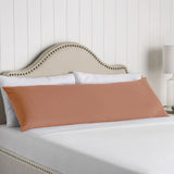 Pillowcases: Artex 100% Cotton Body Pillowcase Ash Coral
