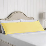 Pillowcases: Artex 100% Cotton Body Pillowcase Buttercup