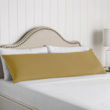 Pillowcases: Artex 100% Cotton Body Pillowcase Gold