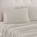 Bed Sheets: Art Terrace Microfiber Sheet Set Queen 33cm Wall Taupe