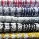 Table Linen & Kitchen Towels: Hotel Living Checkered Set of 5 Cotton Tea Towels