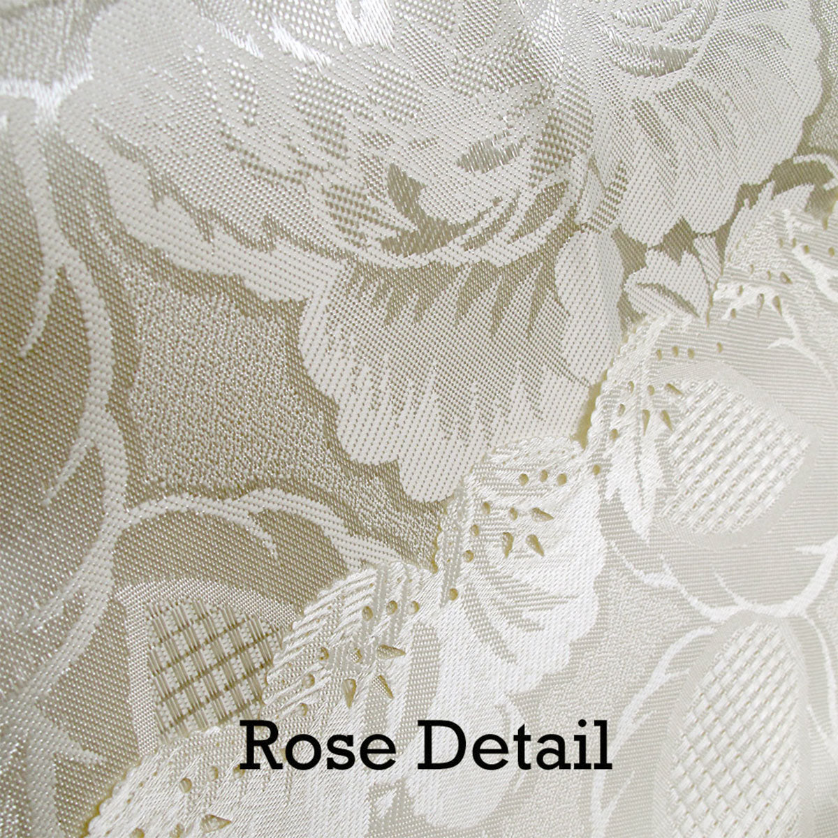 Table Linen & Kitchen Towels: Rose Ecru Luxury Jacquard Tablecloth 150 x 270 cm