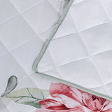 Duvet Covers: Bianca Coleraine White Floral Printed Bedspread Set Double