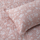 Duvet Covers: Bianca Myra Blush Floral Jacquard Bedspread Set Queen